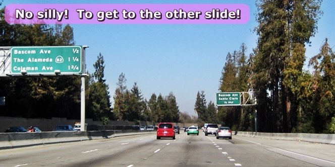 CLICK to continue: Highway 880 North