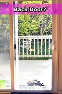 CLICK to select the back door