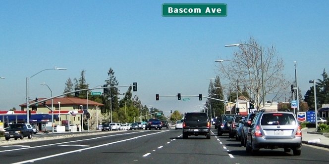 CLICK to continue: Bascom Avenue at Camden Ave