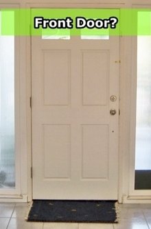 CLICK to select the front door