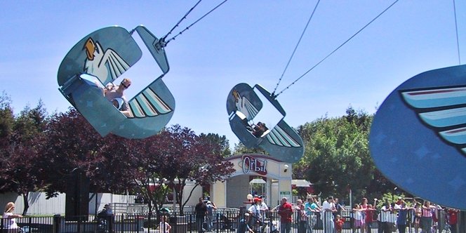 CLICK to continue: Sofia and Dad on the Flying Eagles