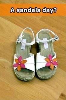 CLICK to select sandals